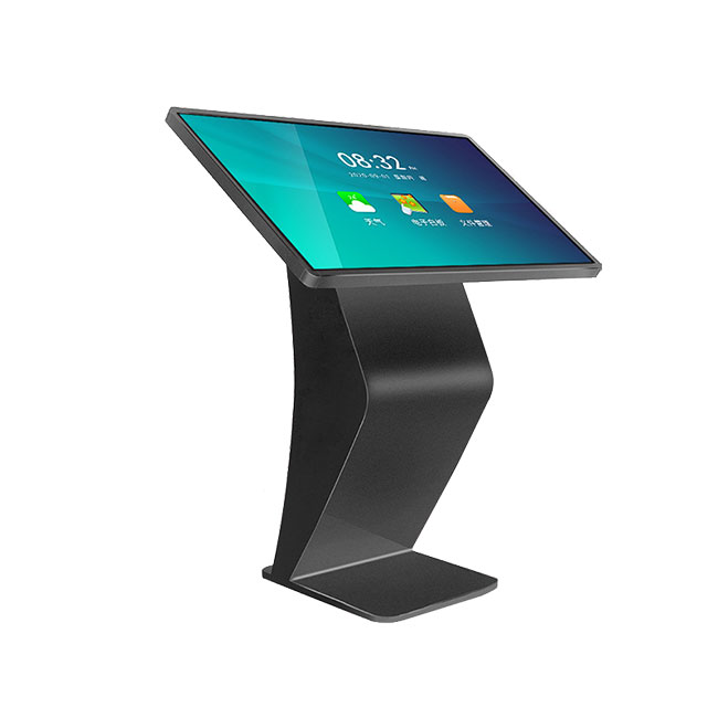 K Type Landscape Signage 4K Monitor Interactive Information Kiosk