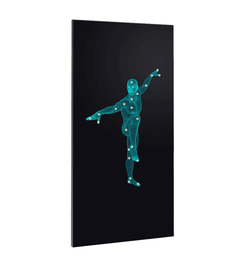 Wall Mounted Smart Fitness Home Gym Multitouch Magic Mirror