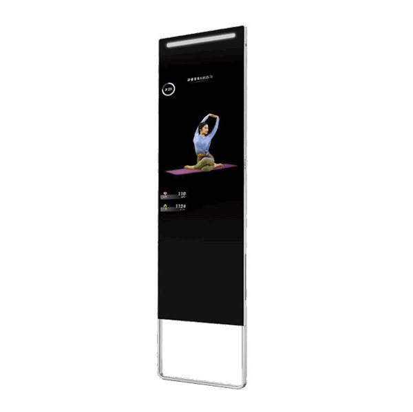 Wall Leaning Indoor Interactive Touch Online Workout Fitness Mirror