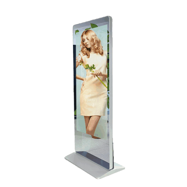 Floorstanding Workout Magic Mirror Digital Touch Screens Solutions