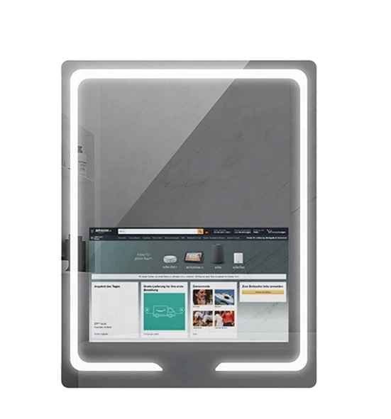Washroom Waterproof Make-up Mirror Monitor Touchscreen Solutions