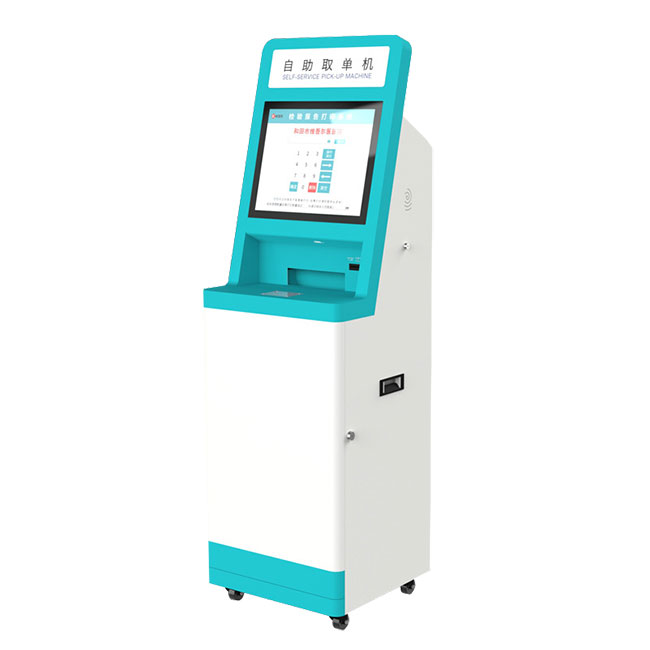 Floorstanding Store LCD Panel Coin Cash Self Payment POS Self Kiosks