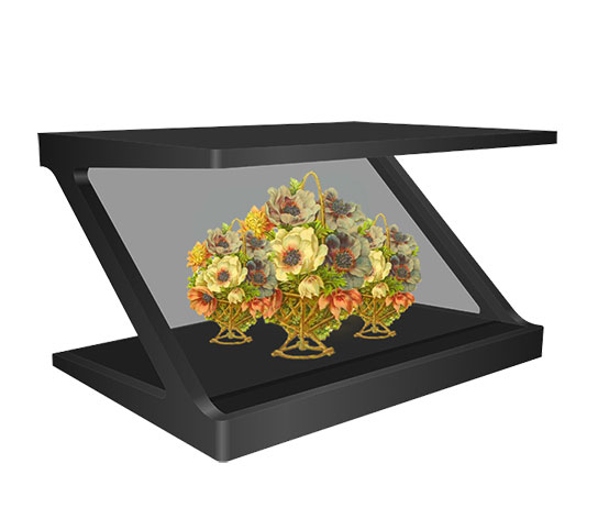 One Side 180 Degree Portable Full HD 3D Holographic Displays