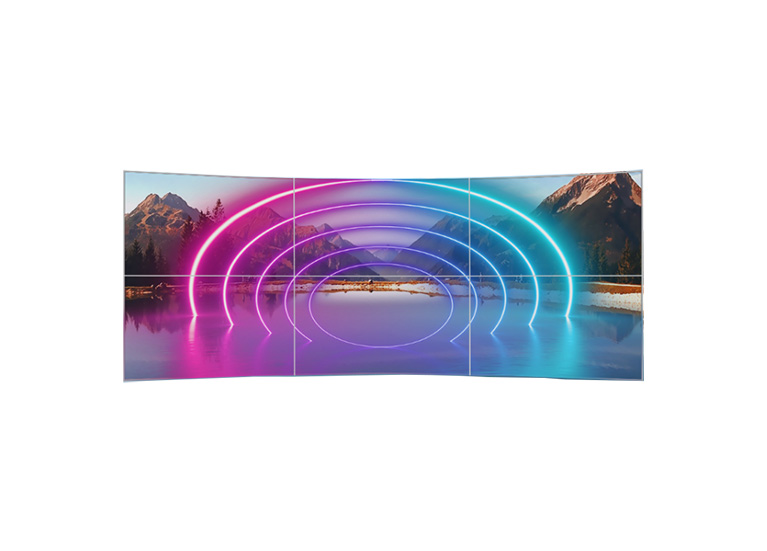 Curvable Transparent OLED Signage Video Wall Displays Solution